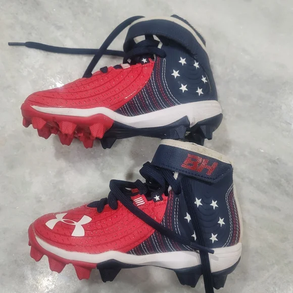 Under Armour Youth High Top Cleats 1K - Picture 1 of 10